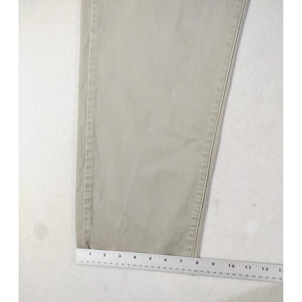 Kirkland Signature Pants Mens 36‎ Beige Stretch Denim Khakis Casual Workwear